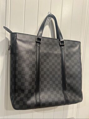 Louis Vuitton Black Damier Graphite Shoulder Bag